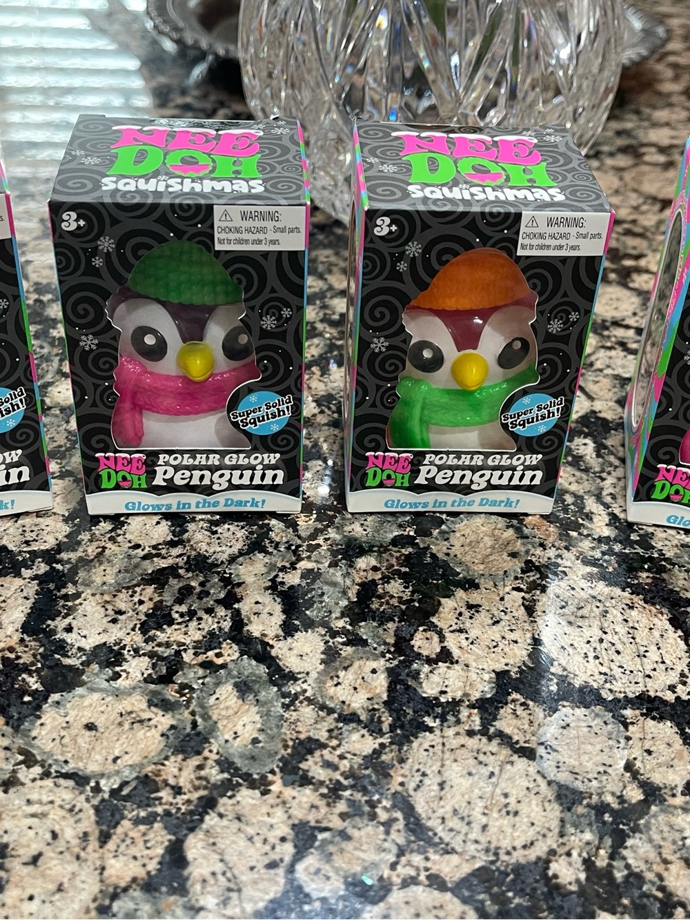 Polar Glow Penguin Kids Toy - Pink and Green